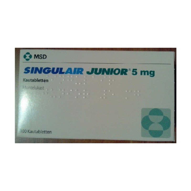 Сингуляр детский Singulair Junior 5 мг/ 100 таблеток